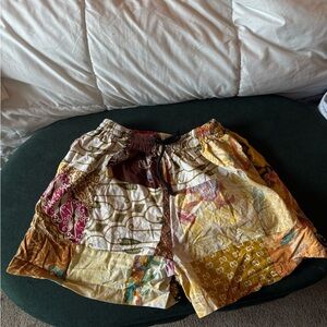 Colorful Patchwork Shorts